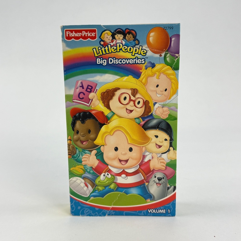 Fisher-Price Little People Big Discoveries Volume 1 VHS 2002 Claymation 72799